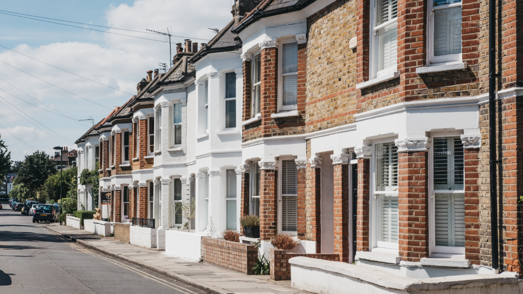 row of terraced houses